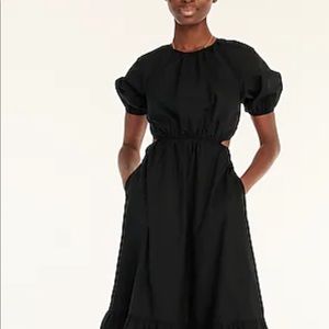 J Crew Side-cutout cotton poplin dress size 20